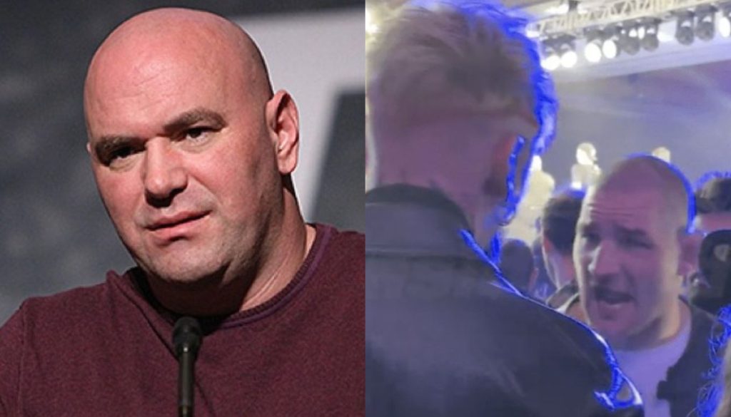 Le Pdg De L Ufc Dana White R Agit L Altercation Entre Sean