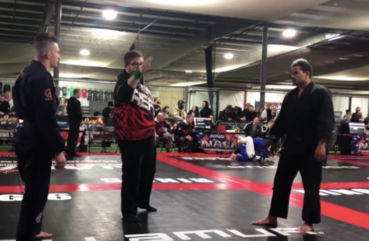 Japanese Ju Jitsu Black Belt Faces BJJ Black Belt in Competition