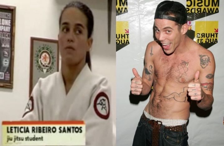 Flashback: Steve-O Rolling with Female Black Belt World Champion Leticia Ribeiro