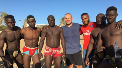 Cain Velasquez discovers Senegalese Wrestling in Africa