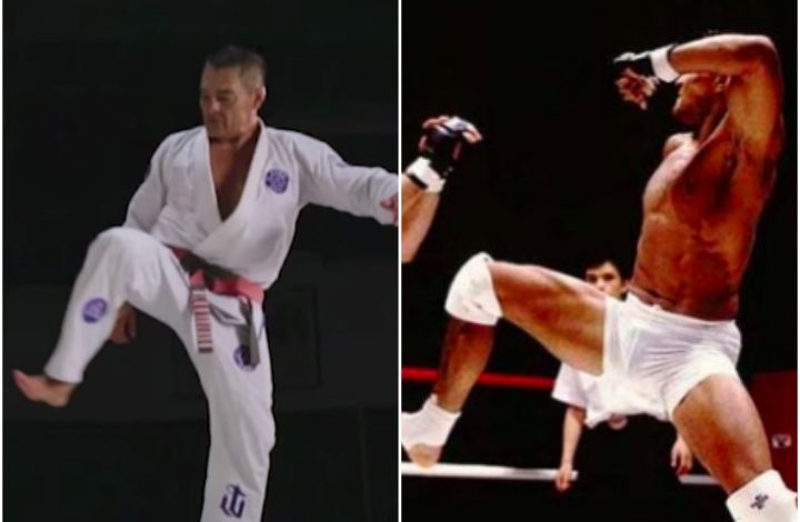 Rickson Gracie Shows His Striking Method & Clinch