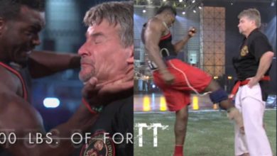 Ki Master Takes Massive Hit To Groin From MMA/K1 Fighter