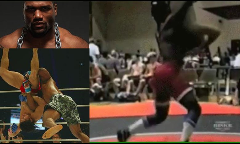 Watch: Rampage Jackson Powerbombing in High School Wrestling