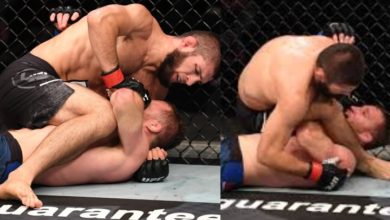 How To Set Up The Mounted Triangle Choke Like Khabib