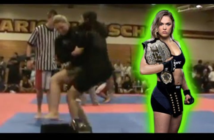 Ronda Rousey Competing at Jiu-Jitsu No-Gi Grappling Tournament