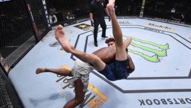 Kevin Holland slams Charlie Ontiveros at UFC Vegas 12