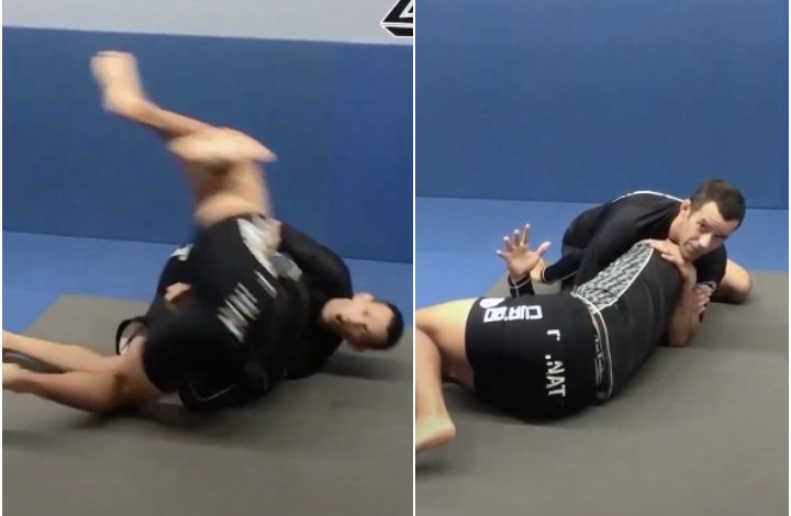 Butterfly Sweep Your Opponent From Standing… Straight Into A Darce