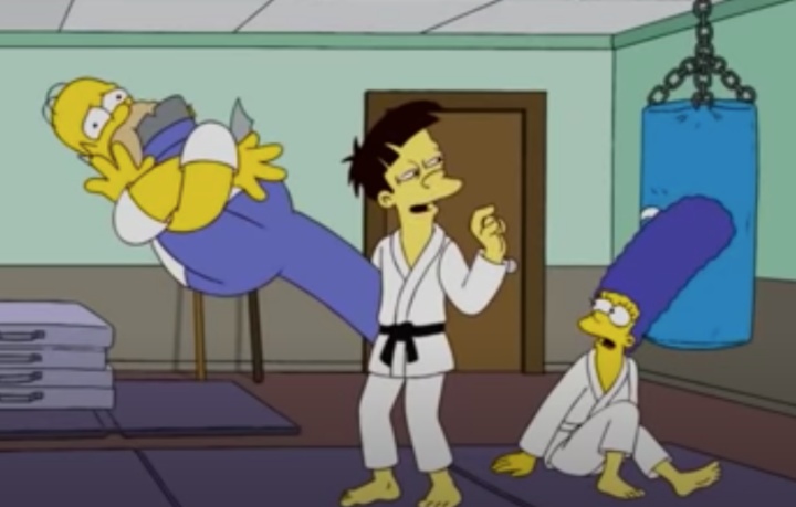 That Time Homer Simpson Tried Out Jiu Jitsu