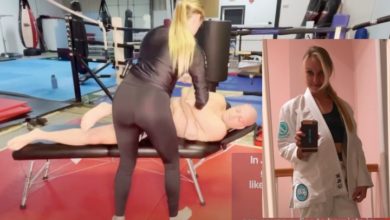 Female Chiropractor & BJJ Practitioner Massages & Cracks BJJ Brown Belt’s Neck