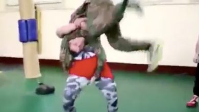 MMA Fighter Grapples with Russian Special Forces