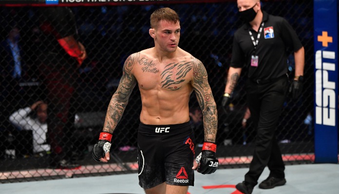 Dustin Poirier, Dana White 