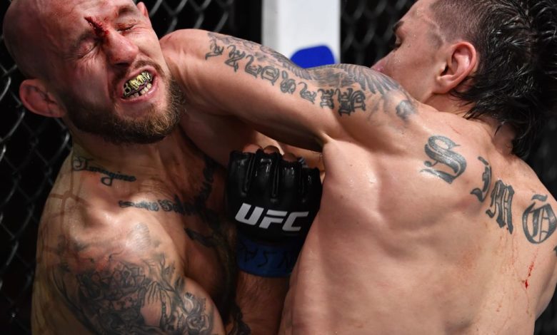 Graphique: Brian Kelleher partage une photo de la coupure subie à l'UFC 258