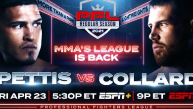 PFL 1 Anthony Pettis vs Clay Collard