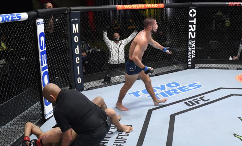 Résultats et vidéo des préliminaires de l'UFC Vegas 20: Moises bouleverse Hernandez et Lawrence TKO Cachero