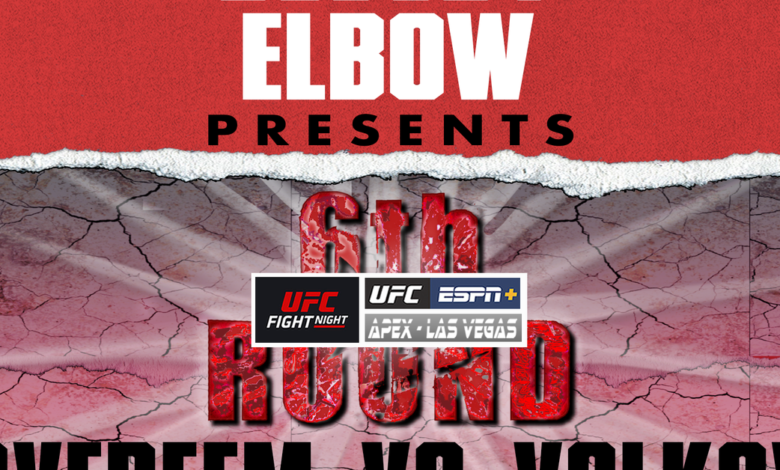 UFC VEGAS 18: Overeem vs Volkov - Le 6e round après le combat