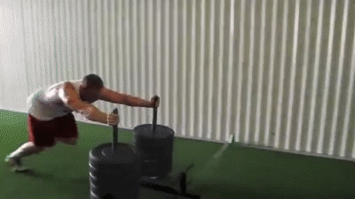 JJ Watt Sled Push