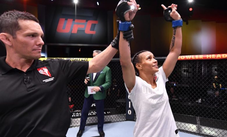 Amanda Lemos appelle Michelle Waterson après la victoire à l'UFC 259: `` Elle n'est pas aussi puissante que moi ''