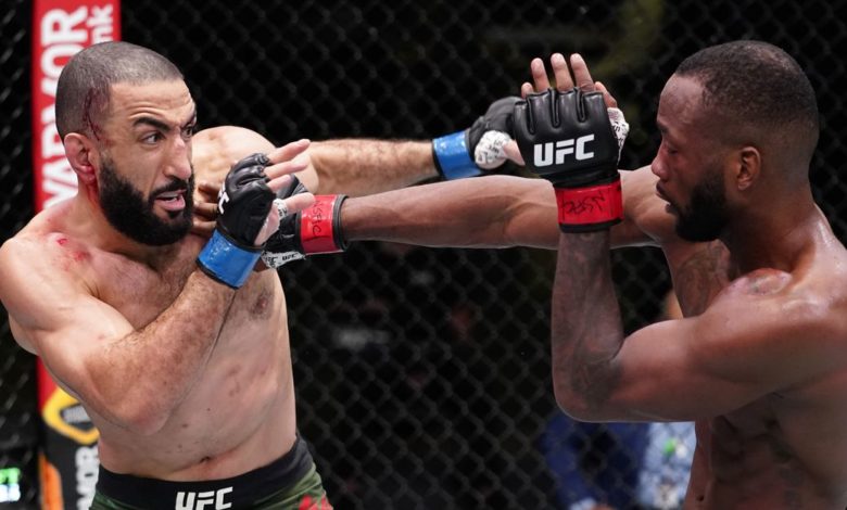 Belal Muhammad critique Leon Edwards pour avoir suggéré un tir au titre après un coup d'œil horrible