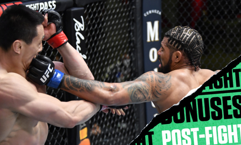 Bonus d'après-combat de l'UFC Vegas 22: Max Griffin empoche 50k $ pour une victoire impressionnante avec KO