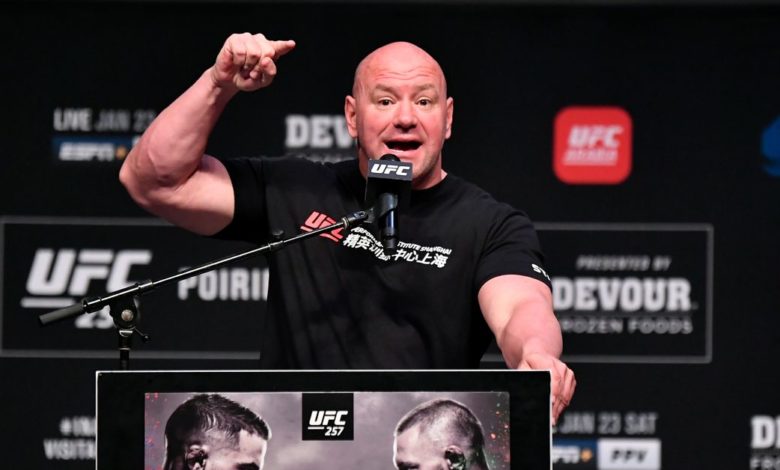 Dana White taquine l'annonce, dit que les combattants de l'UFC sont désormais `` au niveau '' de la NBA, de la NFL et de la MLB