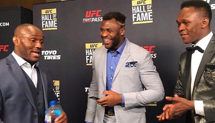 Kamaru Usman, Francis Ngannou, Israël Adesanya 