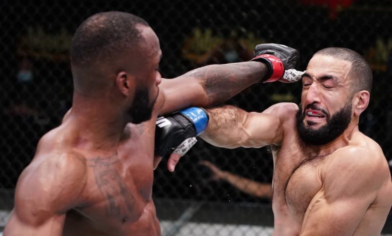 `` Vous ne devriez pas vous appeler un combattant '', Belal Muhammad blâme Leon Edwards pour un coup d'œil sans concours