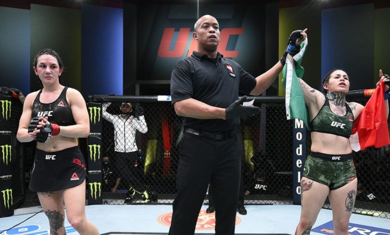«Je te suivrai à la maison, p-ch» - Regardez Cheyanne Buys, Montserrat Ruiz se réchauffer après l'UFC Vegas 22