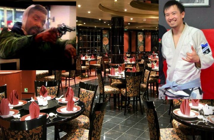 Gunman Attempts To Rob Chinese Restaurant; BJJ Blue Belt Owner Puts Him In a Guillotine