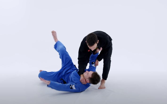 Contre leur tir de garde avec un énorme Osoto Gari