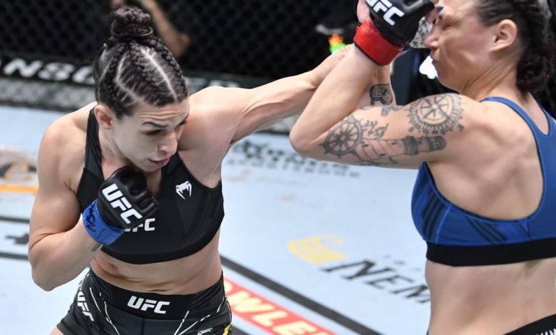 Mackenzie Dern heureux du combat `` pratiquement parfait '': `` Je suis prêt à échanger des grèves ''
