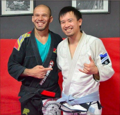 Albert Chng avec Cicero Costha
