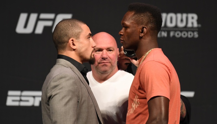 Robert Whittaker Israël Adesanya, UFC 243