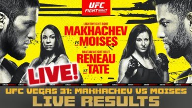 UFC Vegas 31 live results Makhachev vs Moises