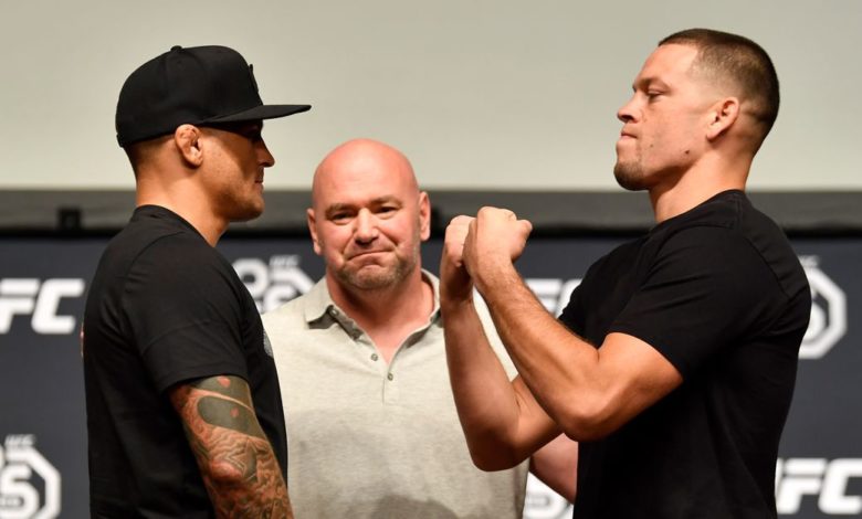 Nate Diaz appelle Dustin Poirier, pour le combat des poids moyens