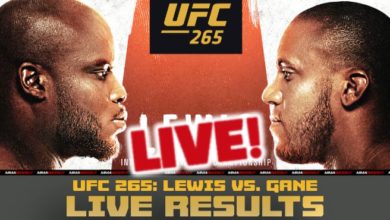 UFC 265 live results Lewis vs Gane