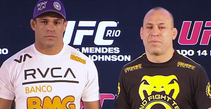 Wanderlei Silva et Vitor Belfort
