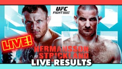 UFC Vegas 47 Live Results - Jack Hermansson vs. Sean Strickland
