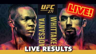 UFC 271 live results - Israel Adesanya vs. Robert Whittaker 2