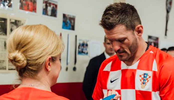 Stipe Miocic, Kolinda Grabar-Kitarović