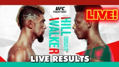 UFC Vegas 48 live results Johnny Walker vs Jamahal Hill