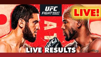 UFC Vegas 49 live results Islam Makhachev vs Bobby Green