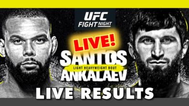 UFC Vegas 50 live results: Thiago Santos vs Magomed Ankalaev