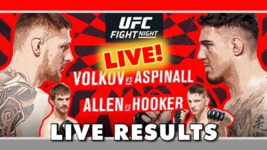 UFC London live results: Alexander Volkov vs Tom Aspinall