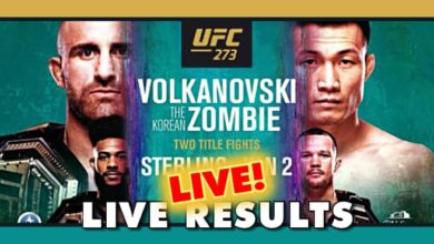 UFC 273 live results: Alexander Volkanovski vs Korean Zombie