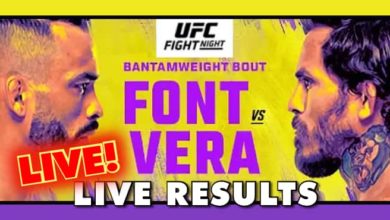 UFC Vegas 53 Live Results: Font vs Vera
