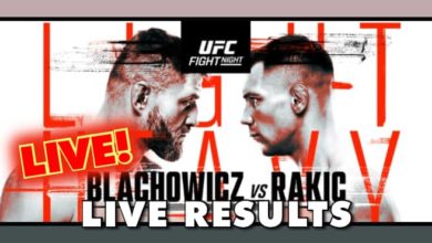 UFC Vegas 54 live results: Jan Blachowicz vs Aleksandar Rakic