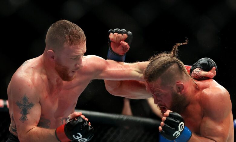 Bonus d'après-combat UFC 286: Justin Gaethje ensanglante Rafael Fiziev dans 'FOTN'
