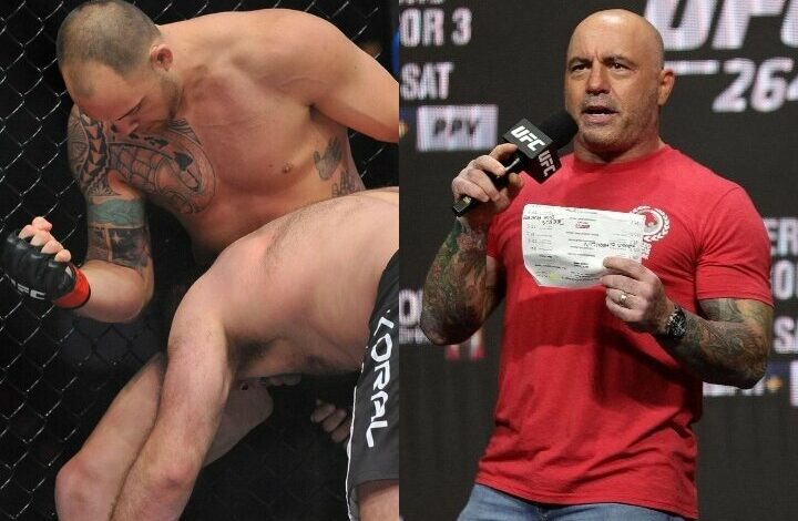 Joe Rogan Calls For The Ban Of Illegal MMA Strike To Be Removed