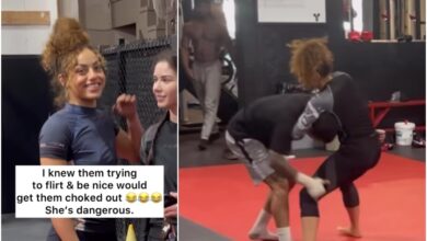 BJJ Girl Easily Taps Out Entire Boxing Gym