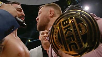 Mike Perry and Conor McGregor BKFC faceoff